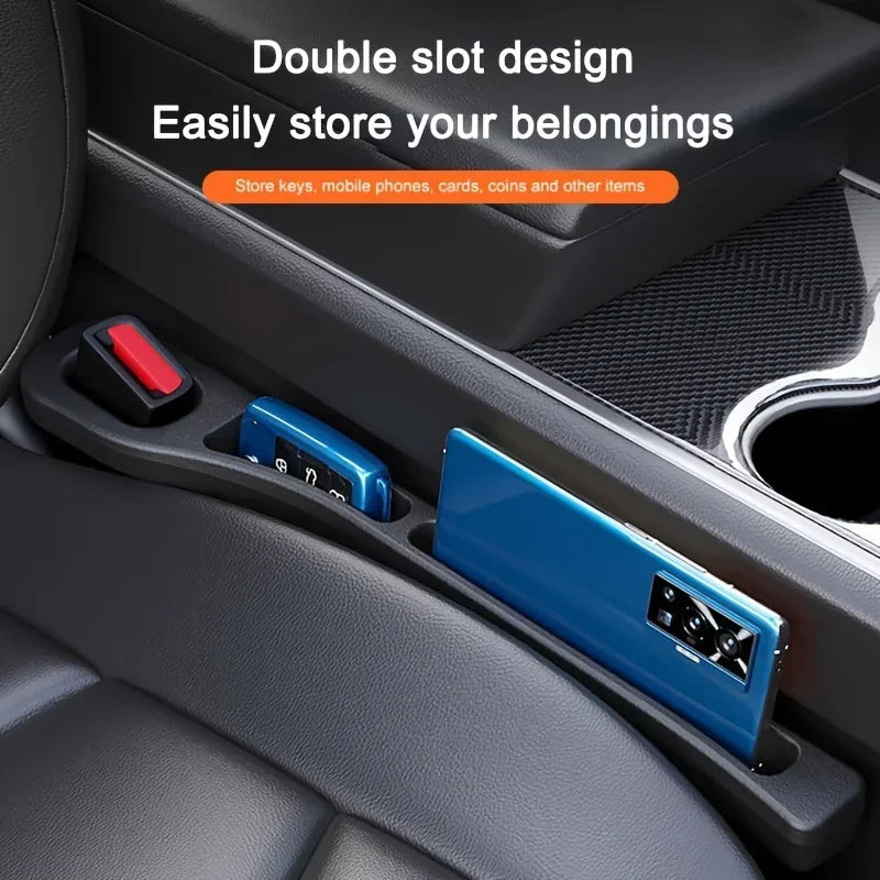 2pcs Pair Universal Car Seat Gap Plug Strip Side Seam Car Gap Filler Leak Proof Seat Gap Storage Organizer Interior Decoration