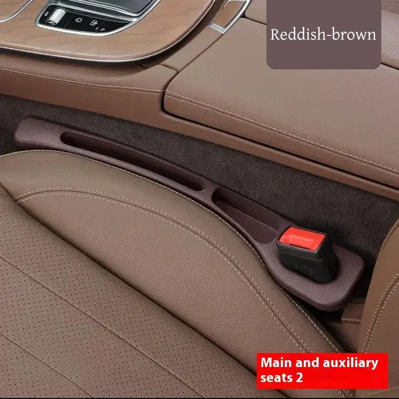 Car Seat Gap Filler Organizer Waterproof Leak Strip Car Seat Gap Plug Strip with 2 Grooves Seat Gap Storage Interior Accessories