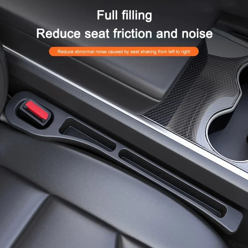 2pcs Pair Universal Car Seat Gap Plug Strip Side Seam Car Gap Filler Leak Proof Seat Gap Storage Organizer Interior Decoration