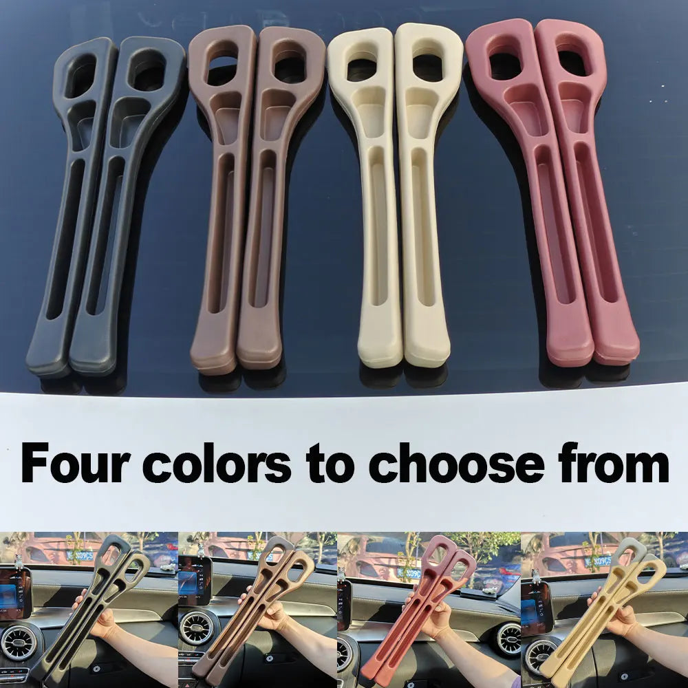 2pcs Car Seat Gap Filler Organizer Waterproof Car Seat Gap Plug Strip with 2 Grooves Seat Gap Storage Auto Interior Accessorie