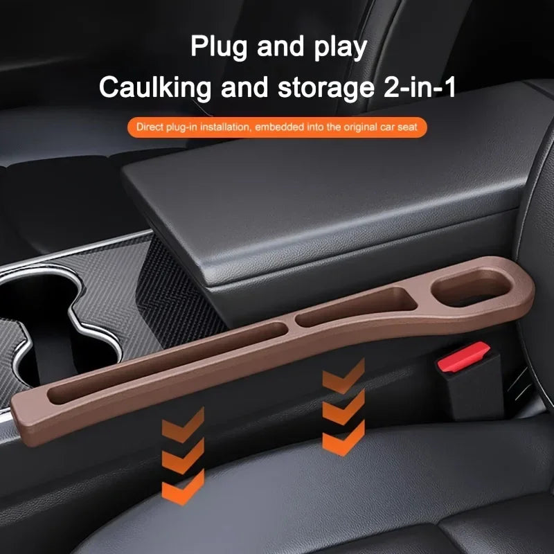 2pcs Pair Universal Car Seat Gap Plug Strip Side Seam Car Gap Filler Leak Proof Seat Gap Storage Organizer Interior Decoration