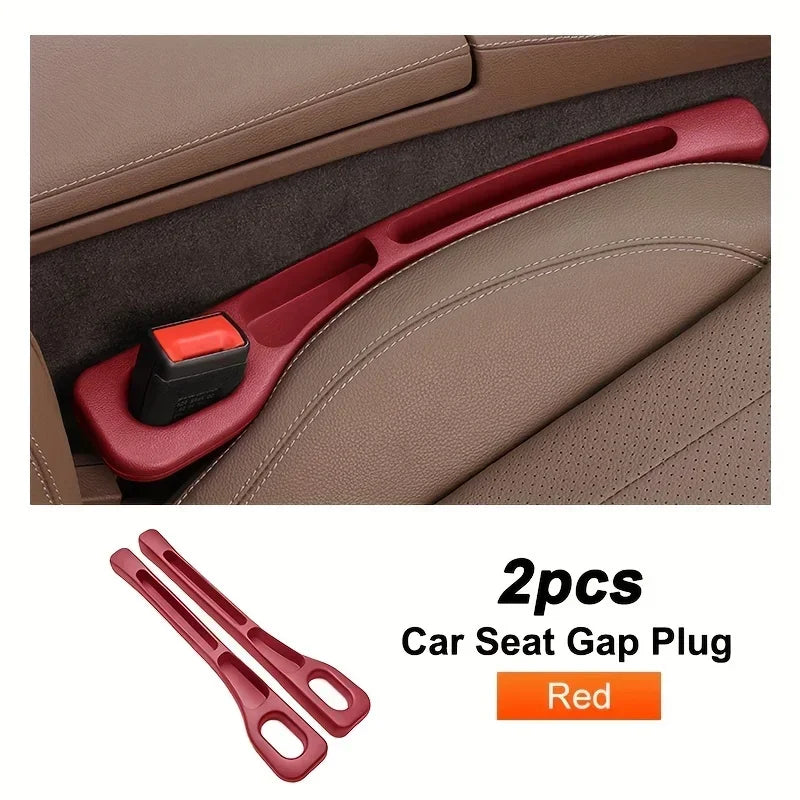 2pcs Pair Universal Car Seat Gap Plug Strip Side Seam Car Gap Filler Leak Proof Seat Gap Storage Organizer Interior Decoration
